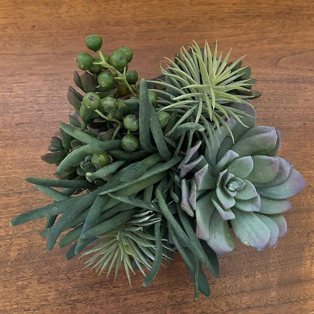 Artificial Green Succulent Arrangement